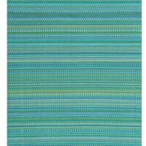 Border Concepts 21374 Outdoor Mat, 6 ft L, 9 ft W, Mixed, Reversible Pattern, Plastic Rug, Tropical