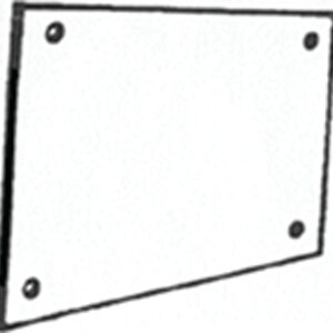 Air King SP2436W Range Hood Backsplash, 24 in H x 36 in W Dimensions, Cold Rolled Steel, Powder-Coated