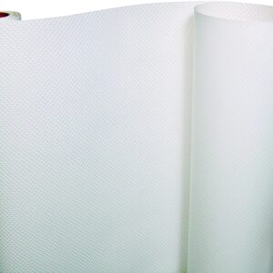 Con-Tact 05F-C5T11-06 Embossed Shelf Liner, 5 ft L, 12 in W, Vinyl, White