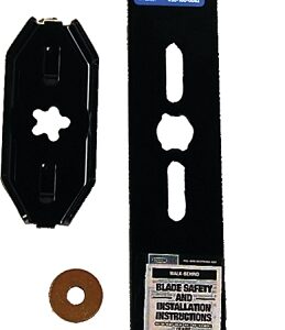 Arnold 490-100-0082 Mower Blade, 22 in L, 2-1/2 in W, Steel