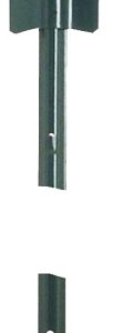 Jackson Wire 14026045 U-Post, 5 ft H, Steel, Green, Plain