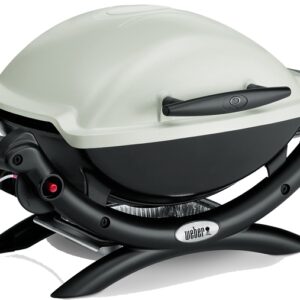 Weber Q 1000 Series 50060001 Gas Grill, 8500 Btu/hr BTU, Liquid Propane, 1 -Burner, Aluminum Body, Titanium