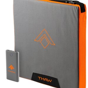 Thaw THA-BOD-0015 Heated Seat Pad, 5 V, 15-1/4 in L, 15 in W, 136, 125, 109 deg F