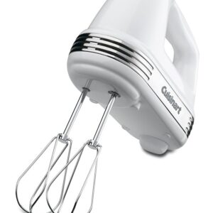 Cuisinart Power Advantage Series HM-50 Hand Mixer, 220 W, 5-Speed, White