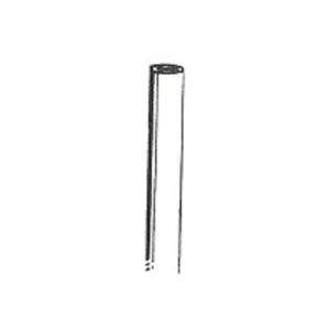 Stephens Pipe & Steel PR20408 Line Post, 1-5/8 in W, 8 ft H, 17 Thick Material