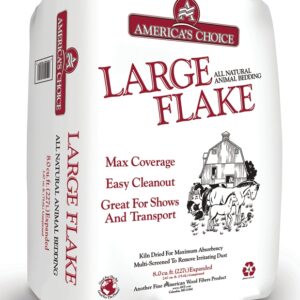 America's Choice 532.67P2LGEAC Flake Animal Bedding, Softwood, Natural