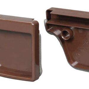 Amerimax M1611 End Cap Set, Vinyl, For: 5 in K Style Gutter