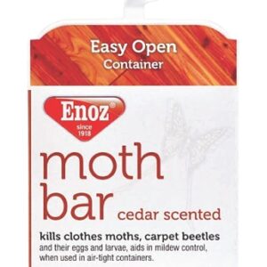 Enoz 495.6T Moth Bar, Cedar, White