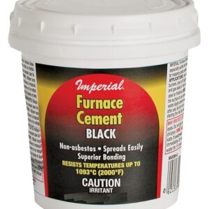 Imperial KK0304 Furnace Cement, Black, 32 oz