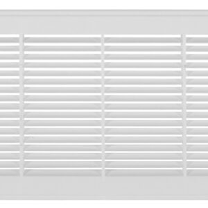 Imperial RG2293 Sidewall Grille, 15-1/4 in L, 9-1/4 in W, Polystyrene, White