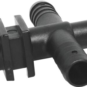 Green Leaf Y8231015 Dry Boom Nozzle Body Cross, 1/2 in, Quick x Hose Barb, 7 psi Pressure, EPDM Rubber