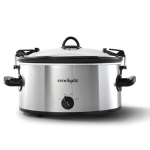 Crock-Pot 2131382 Slow Cooker, 6 qt Capacity, Silver