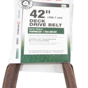 MTD 490-501-M081 Deck Drive Belt, 117 in L, 1/2 in W, 42 in Deck