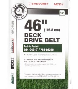 MTD 490-501-M009 Deck Drive Belt, 103.24 in L, 1/2 in W, 46 in Deck
