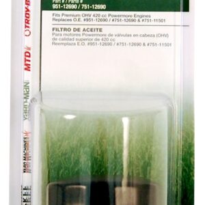 Troy-Bilt 490-201-0010 Oil Filter, Metal, For: PowerMore OHV Engines