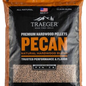 Traeger PEL314 Series Pellet, Pecan, Wood, 20 lb Bag