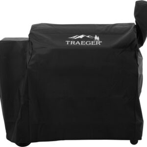 Traeger BAC380 Hydrotuff Grill Cover, 53 in W, 27 in D, 49 in H, Black