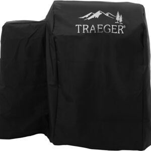 Traeger BAC374 Grill Cover, 22 in W, 22 in H, Hydrotuff, Black