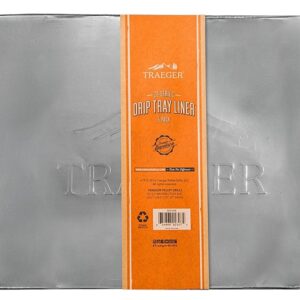 Traeger BAC408 Drip Tray Liner, For: 20 Series Bronson, Junior Elite, Tailgater Elite Grill, Aluminum