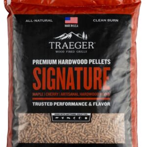 Traeger PEL331 Signature Blend Wood Pellet, Hardwood, 20 lb Bag