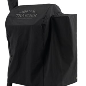 Traeger Pro 575 BAC503 Full Length Grill Cover, 23-1/2 in W, 35.12 in D, 42 in H, Polyester, Black