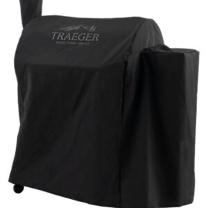 Traeger Pro 780 BAC504 Full-Length Grill Cover, 23-1/2 in W, 42-3/4 in D, 43-1/2 in H, Polyester, Black