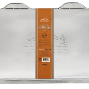 Traeger BAC515 Drip Tray Liner, Aluminum, Silver, For: Timberline 1300 Gen 1 and Gen 2 Grill