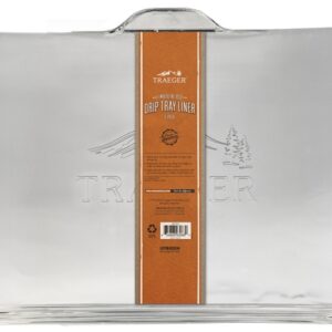 Traeger BAC522 Drip Tray Liner, For: Timberline 850 Grill, Aluminum, 5/PK
