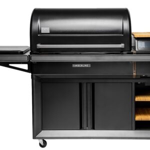 Traeger TIMBERLINE XL Series TBB01RLG Pellet Grill, 594 sq-in Primary Cooking Surface, Cabinet Storage, Steel Body