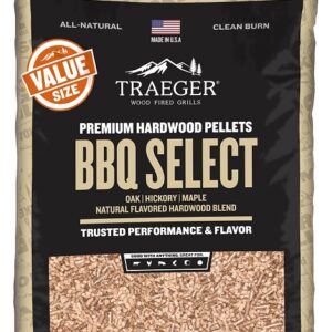 Traeger PEL359 BBQ Wood Pellet, Hardwood, 30 lb Bag