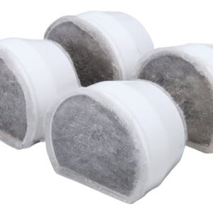 PetSafe 13906 Replacement Filter, Carbon, For: Drinkwell Avalon, Pagoda, Sedona, Seascape, 2 gal Fountain