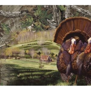 Realtree RTG5500 Tailgate Decal, Turkey with Realtree Xtra Camo, Vinyl Adhesive