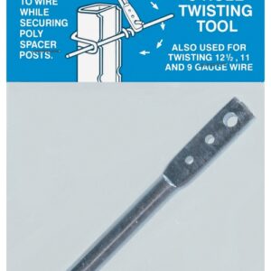 Zareba HTTT/300-309 Wire Twisting Tool, 3-Hole, High-Tensile, For: Up to 8 ga Wire
