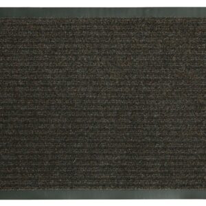 Fanmats 58806 Boot/Shoe Scraper Mat, 36 in L, 24 in W, Parquet Pattern, Olefin Surface, Brown