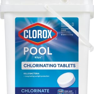 Clorox POOL & Spa ACTIVE99 22435CLX Chlorinating Tablet, Solid, Chlorine, 35 lb Bucket