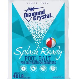 Cargill 100011437 Pool Salt, Crystalline, Halogen, 40 lb Bag