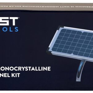 Ghost Controls AXDP Solar Panel, 10 W, 120 VAC, Fastener Mounting