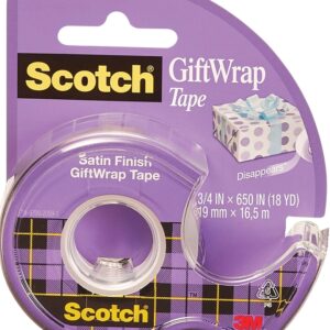 TAPE TRANSPARENT SAT 3/4X650IN