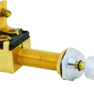 US Hardware M-035C Two-Position Switch, 2-Wire Marine, Chrome