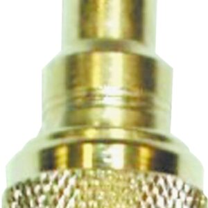 US Hardware M-050C Fuel Line Connector, Brass, Chrome