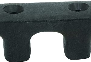 US Hardware M-316C Mobile RV Boat Cleat, 6 in, Screw Mounting, Nylon, Black
