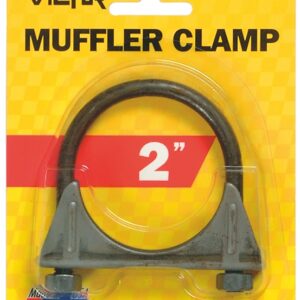 Genuine Victor 22-5-00827-8 Muffler Clamp, Steel, 2 in Dia Dimensions