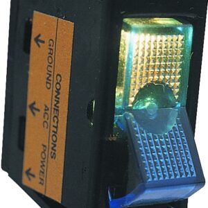 Calterm 40340 Rocker Switch, 20 A, 12 VDC, SPST