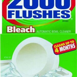 2000 Flushes 290071 Toilet Bleach Tablet, 1.75 oz, Very Slight Pungent, Off-White
