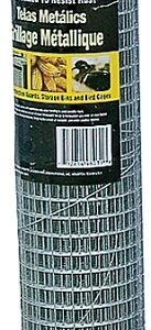 Jackson Wire 11 03 15 13 Hardware Cloth, 10 ft L, 24 in W, 19 Gauge, 1/2 x 1/2 in Mesh, Galvanized