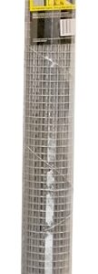Jackson Wire 11 03 17 13 Hardware Cloth, 10 ft L, 48 in W, 19 Gauge, 1/2 x 1/2 in Mesh, Galvanized