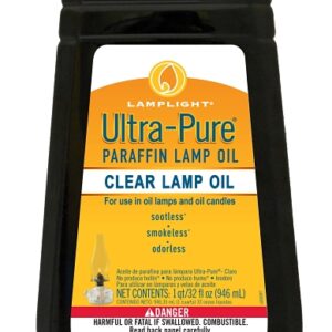 Lamplight 60009 Oil, Odorless, Sootless, Smokeless, Specifications: 32 oz Capacity