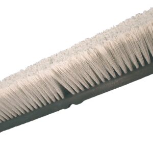 Birdwell 2019-12 Broom Head, Gray, Threaded, 3 in L Trim, Polypropylene/Polystyrene Bristle