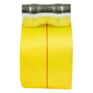 Keeper 04926 Winch Strap, 4 in W, 30 ft L, Polyester, Yellow