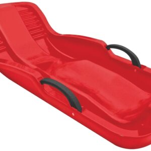 Paricon 660 Toboggan Sled, Winter Heat, 4-Years Old and Up, Plastic, Black/Red